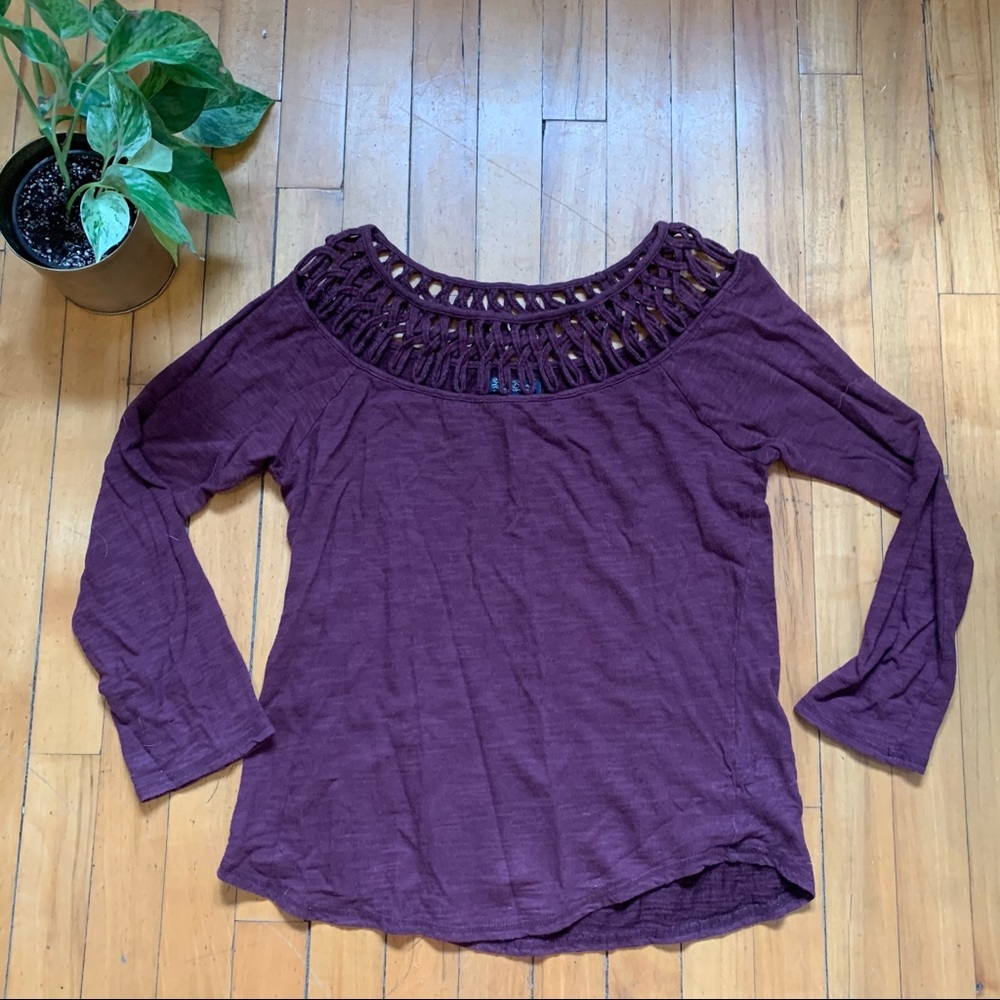 Lucky Brand Crochet Top